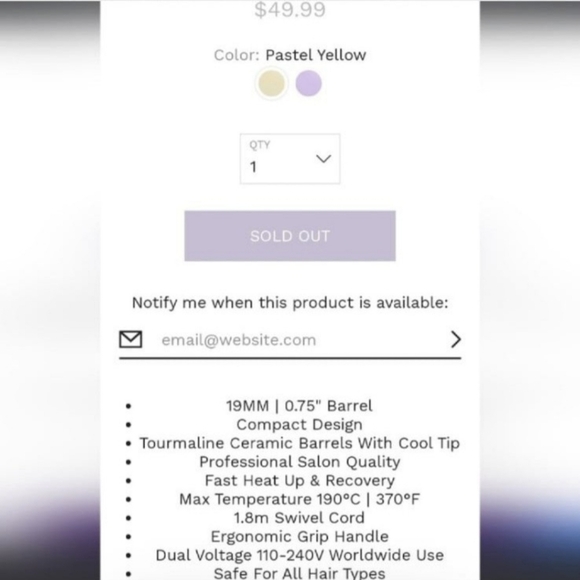 Mini Curling Wand - Picture 6 of 6